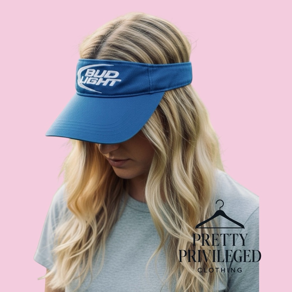 Bud Light Blue Visor
